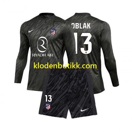 Atlético Madrid Jan Oblak 13 Keeper Barn Hjemme Fotballdrakt 2024/25 Langermet